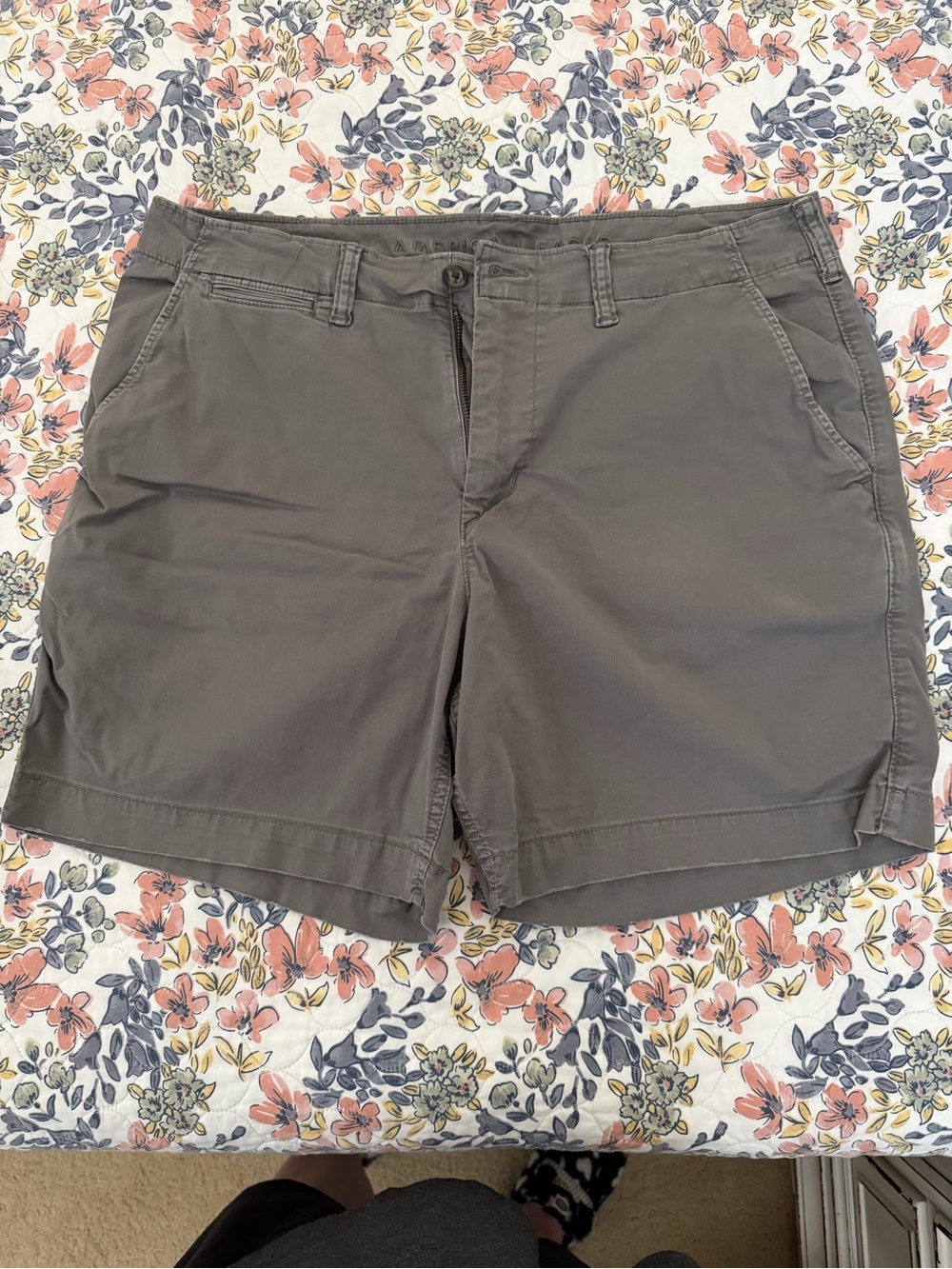 American Eagle Outfitters Gray FLEX Chinos